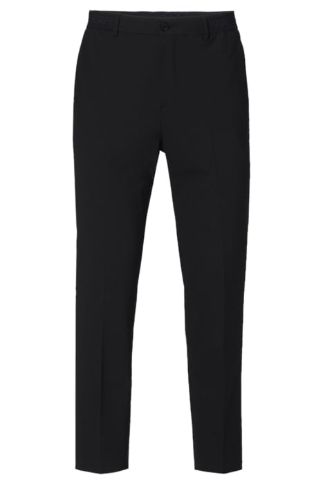 TAILORED PANTS W/ LOGO ELASTIC BLACK 4