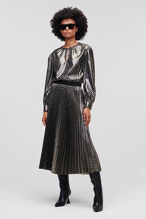 LUREX MONOGRAM SHIRT BLACK/GOLD MONOGRAM 2