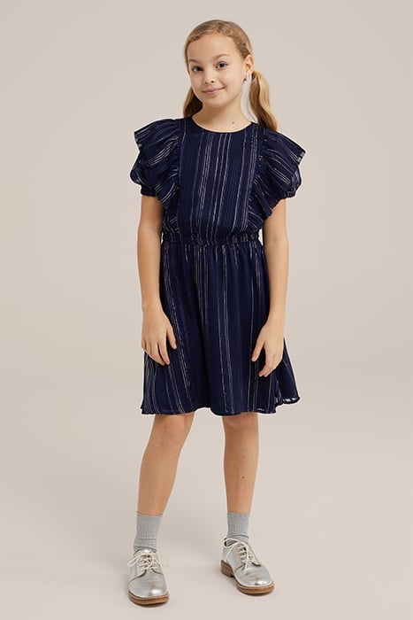 DRESS MID LENGTH DARK BLUE 2