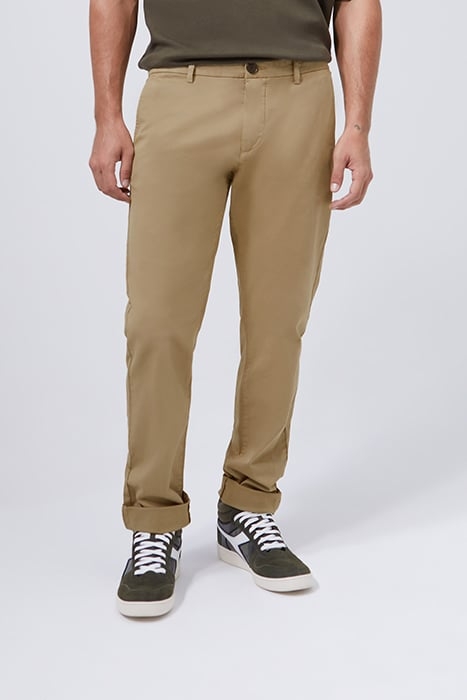 PANTALON CHINO SLIM BEIGE HOMME 1