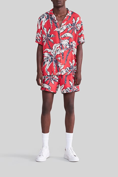 CAYENNE LENZING™ ECOVERO™ PALM-TREE SLIM SHIRT 3