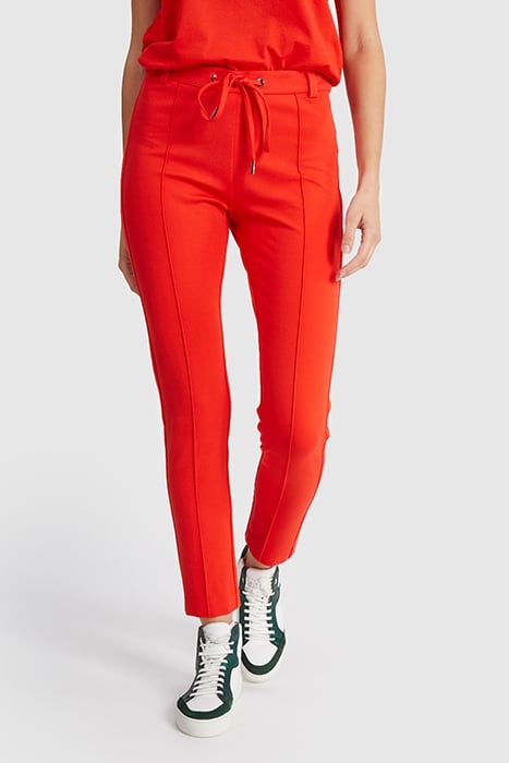 CRIMSON RED MILANO KNIT TREGGINGS 1