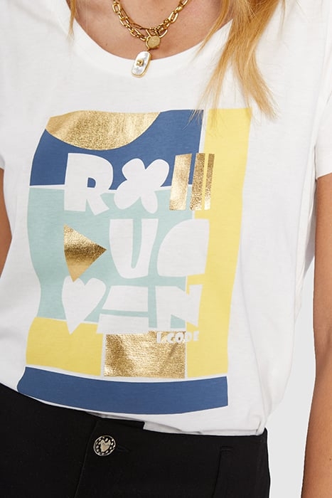 OFF-WHITE T-SHIRT WITH ARTY SLOGAN 5