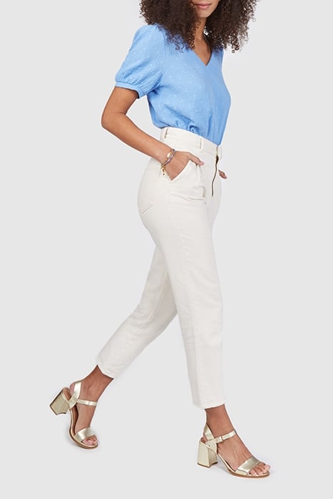 ECRU SLOUCHY JEANS 3