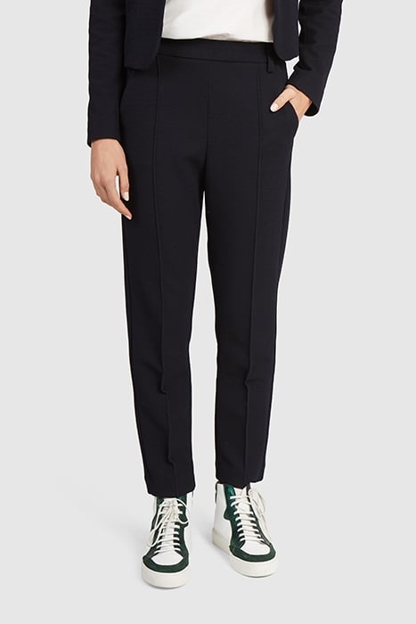 NAVY KNIT TROUSERS 1