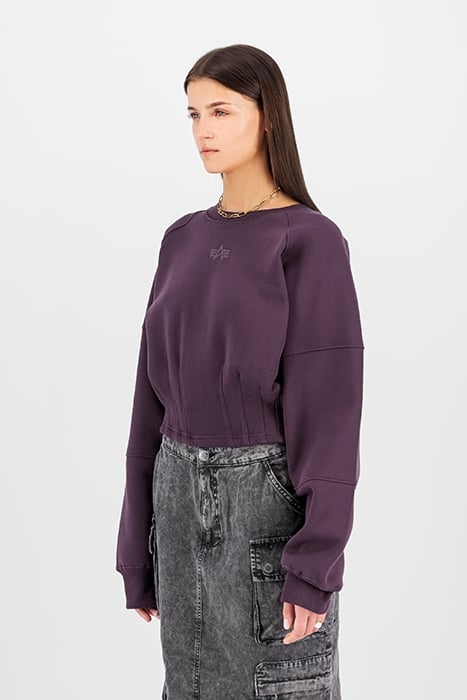 WAISTED SWEATER PLUM 1