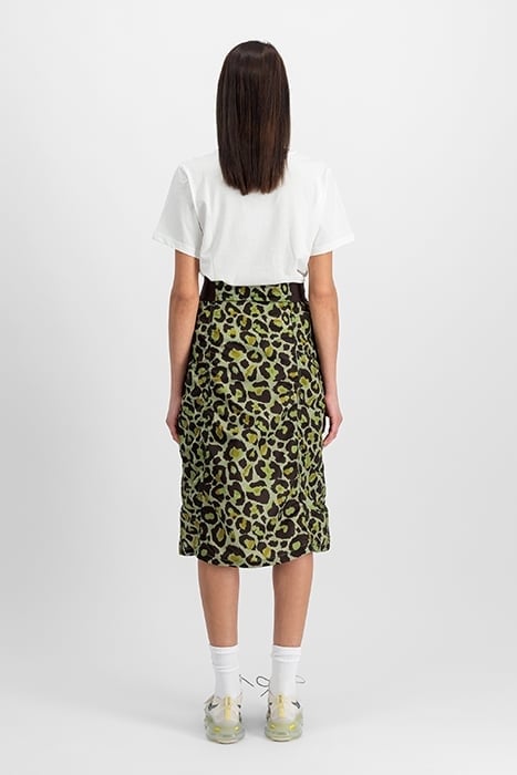 MA-1 MIDI SKIRT CAMO OLIVE LEO CAMO 4