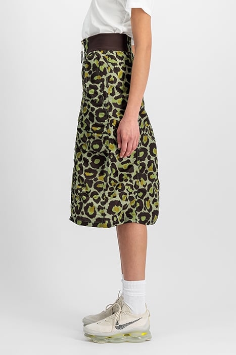 MA-1 MIDI SKIRT CAMO OLIVE LEO CAMO 7
