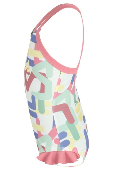 SABHA SWIMSUIT AOP ANTIQUE WHITE LETTER AOP 3