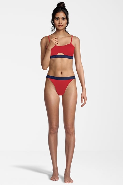 SANMING BANDEAU BIKINI TRUE RED 3