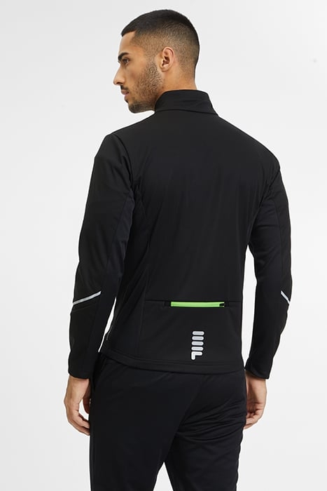 ROMBAS WINDSTOPPER RUNNING JACKET BLACK 2