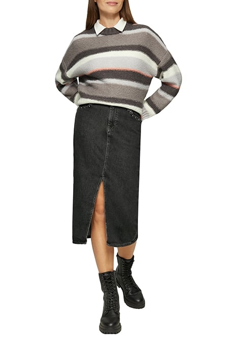 S.OLIVER SKIRTS GREY DENIM 1