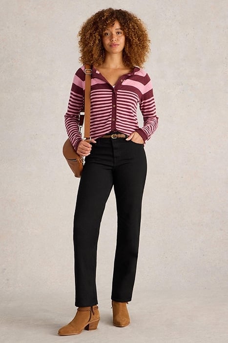 TAYLOR STRAIGHT JEAN BLACK DENIM 1