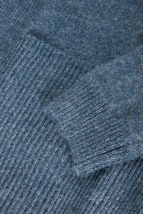 ERIN LONGLINE CARDI MID BLUE 6