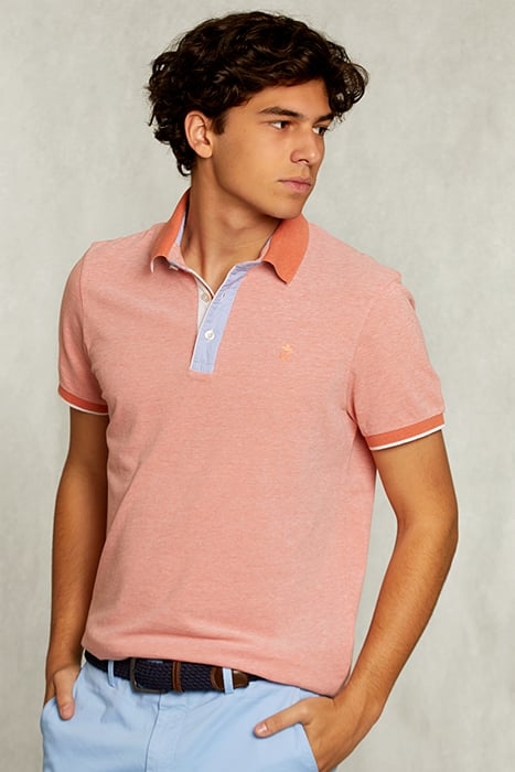 CUSTOM FIT COTTON POLO LIFE JACKET MIX ORANGE 1