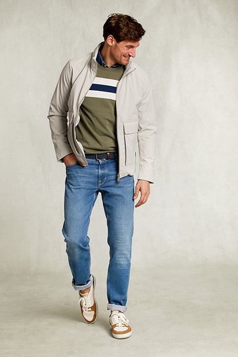 SHORT JACKET APPLIED POCKETS BEIGE BEIGE 3