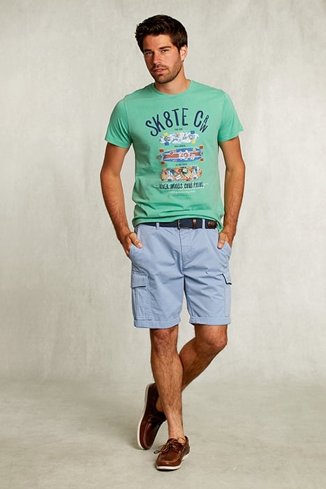 NORMAL FIT BASIC T-SHIRT CITRUS MEL GREEN 3