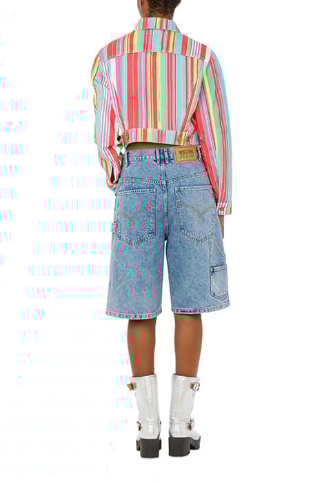 COLORFUL STRIPES COTTON DRILL JACKET MULTICOLOR 2