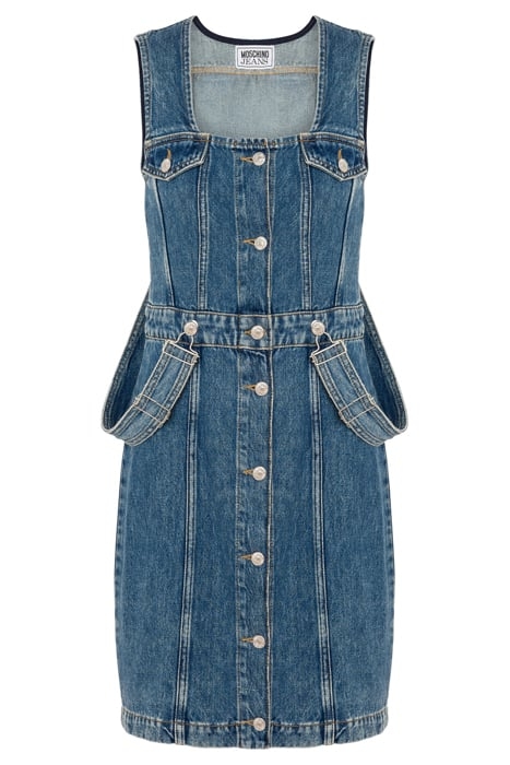 SUSPENDERS DENIM DRESS BLUE 3