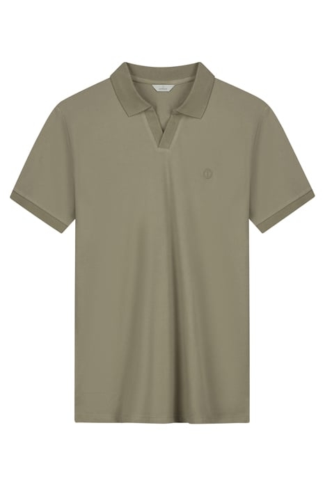 DS_BOWIE V- NECK POLO TIMBER WOLF TIMBER WOLF 3