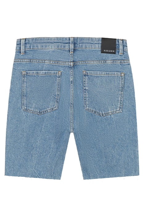 FARYL DENIM SHORT WASHED BLUE 3