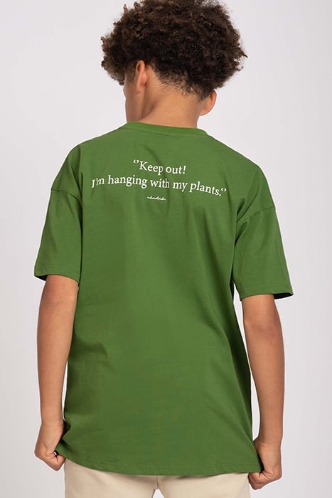 HANGING PLANTS T-SHIRT GARDEN GREEN 2