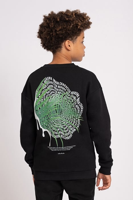 PALM SWEATSHIRT BLACK 2