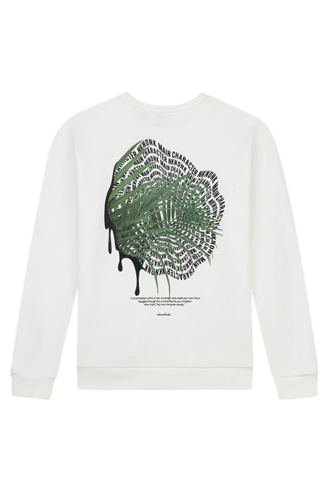 PALM SWEATSHIRT OFF WHITE 4