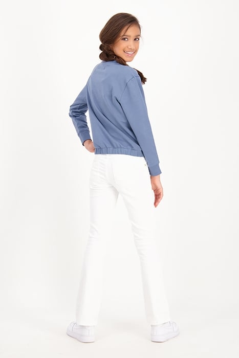 GIRLS SOFIA SWEATER SILK BLUE 2