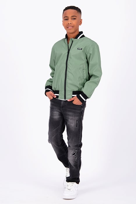BOYS TRENTON JACKET THYME GREEN 1
