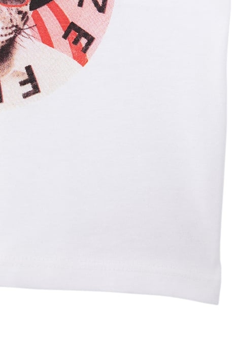 BABY BOYS' OFF-WHITE T-SHIRT WITH LEOPARD IMAGE 5
