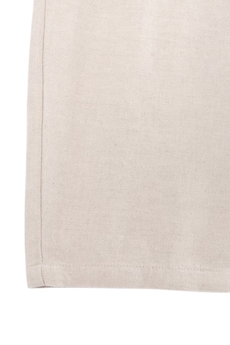 BOYS' BEIGE COTTON LINEN BERMUDA SHORTS 6