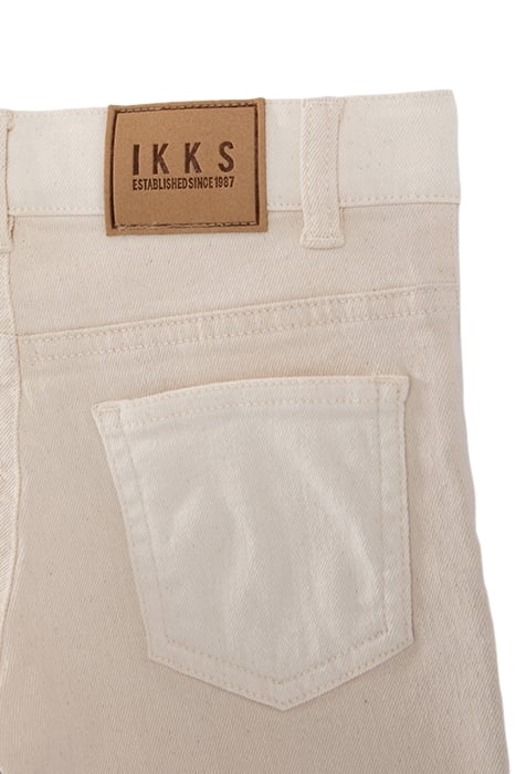 BOYS’ BEIGE SLIM JEANS WITH MIXED PRINT AND EMBROIDERY 6