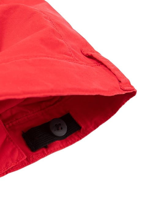 BOYS' RED CARGO BERMUDA SHORTS 5