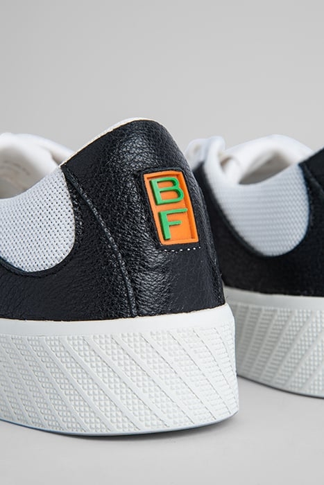 RODINA WHITE AND BLACK GRAINED LEATHER WHITE AND BLACK 6