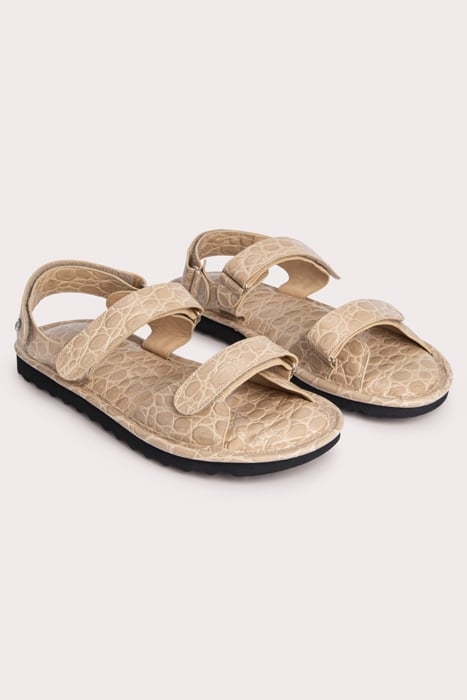 GIDEON KRAFT CIRCULAR CROCO EMBOSSED LEATHER KRAFT 3