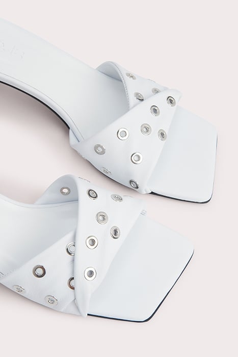 ROCCO WHITE NAPPA LEATHER AND EYELETS WHITE 3