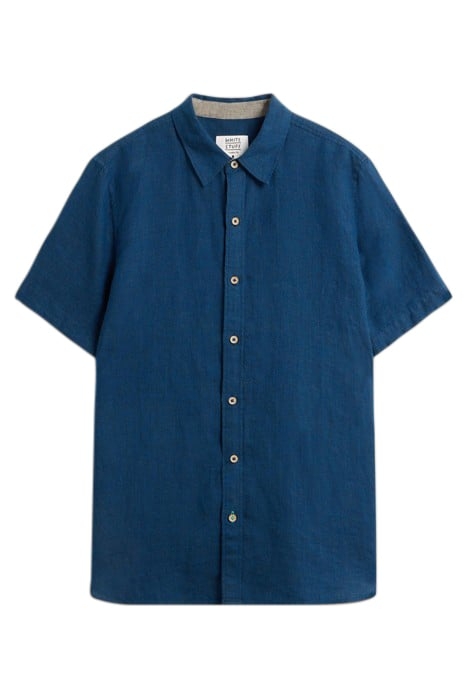 PEMBROKE SS LINEN SHIRT DARK NAVY 3