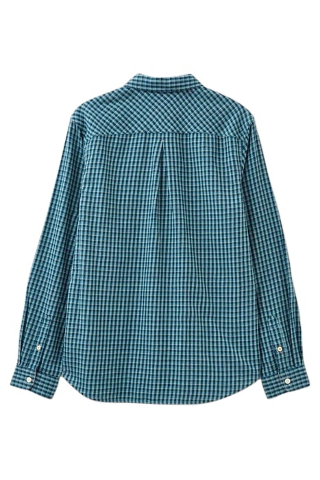 WESTLAKE GINGHAM SHIRT MINT GREEN 2