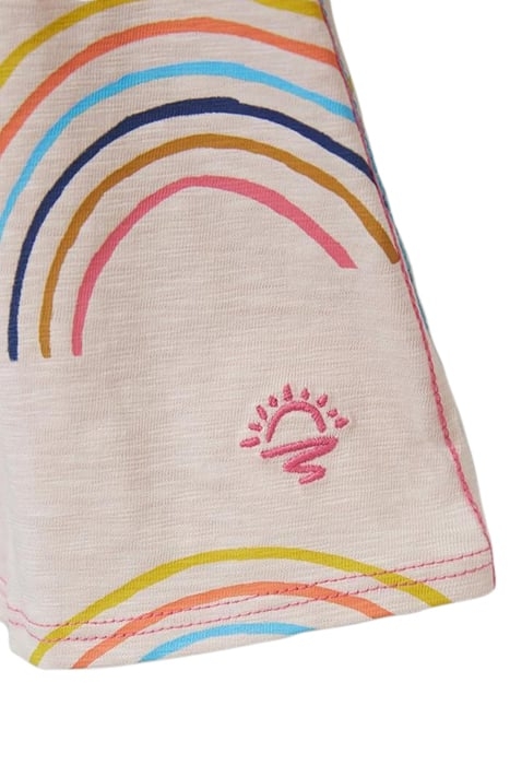 INDIA PRINTED TIERED SKIRT LIGHT PINK 4