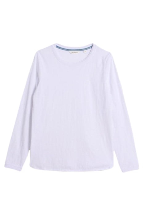 CLARA LS TEE BRILLIANT WHITE 2