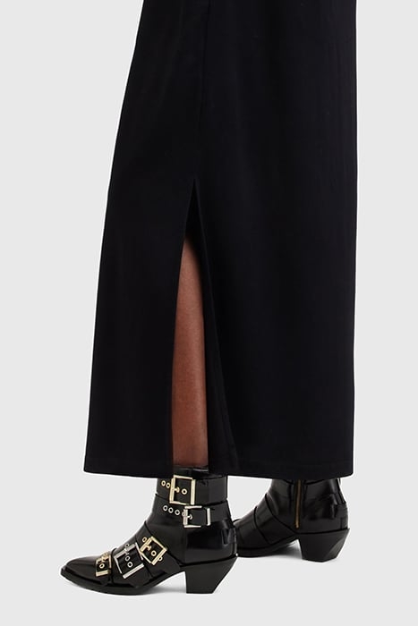 ANNA SNK MAXI DRESS BLACK 8