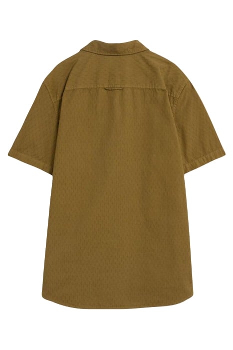 GADDESBY SS SHIRT KHAKI GREEN 2