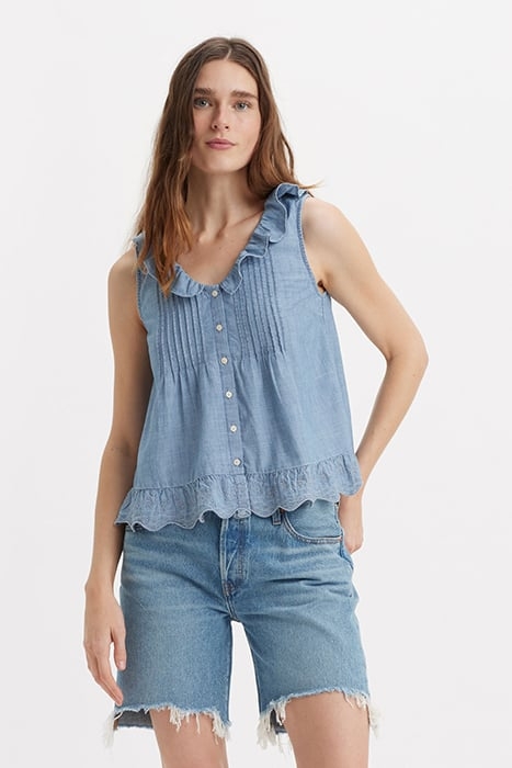 FAUNA BLOUSE SERENE LIGHT STONE 1