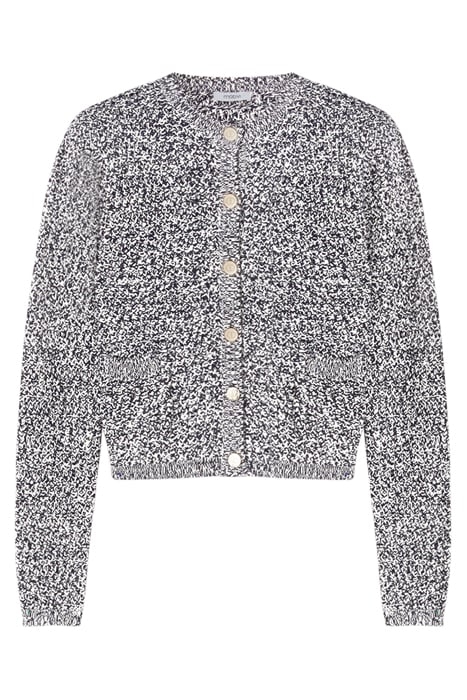 SHORT KNITTED CARDIGAN WHITE 3