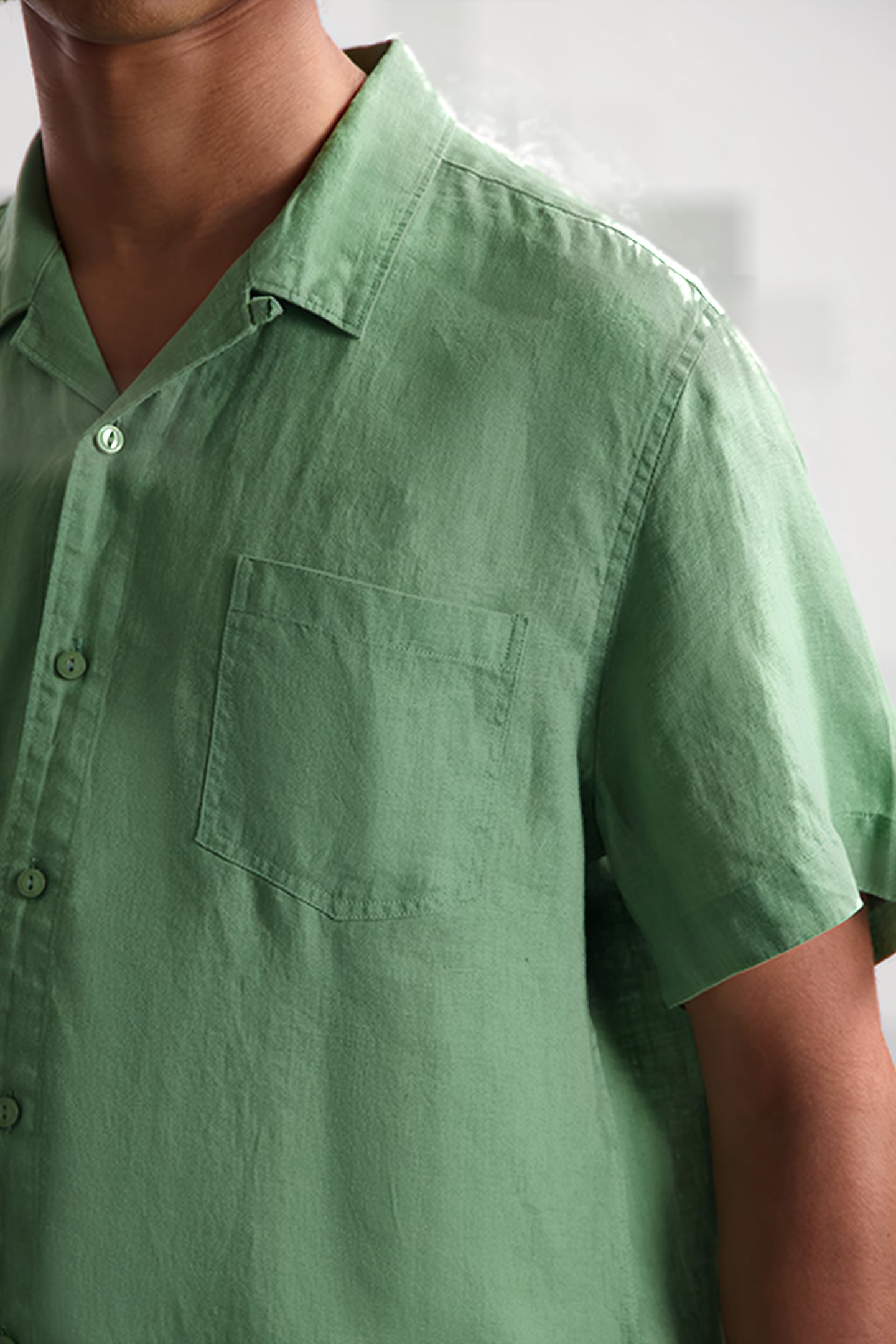 DS_COLTER RESORT SHIRT LODEN FROST 4