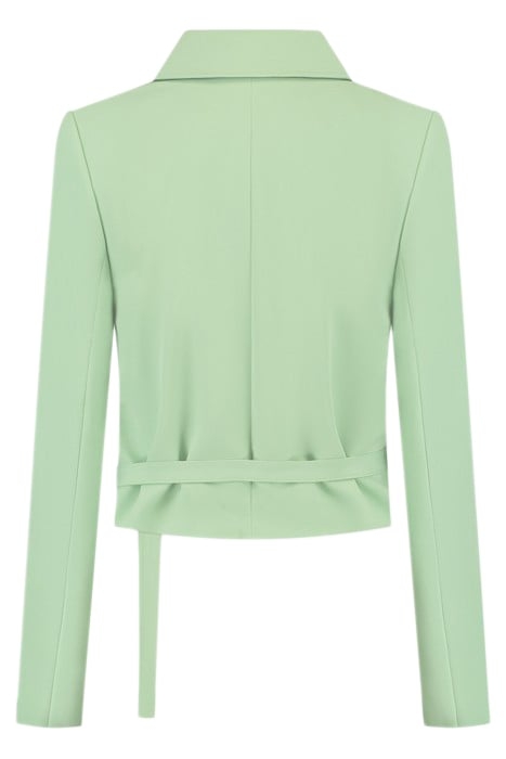 NULA WRAP BLOUSE MISTY GREEN 2