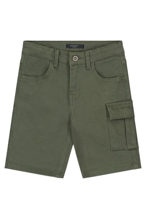 GABARDINE SHORTS ARMY GREEN 1