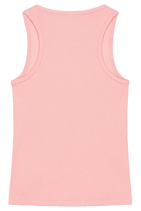 RIB SINGLET BLOSSOM PINK 2