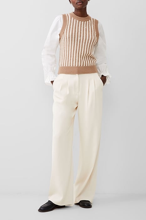 MOMA VEST MIX CAMEL/CLASSIC CREAM 2